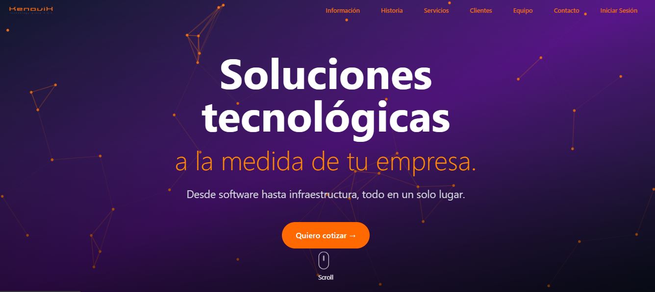 Imagen del proyecto KENOVIX – Web App Corporativa