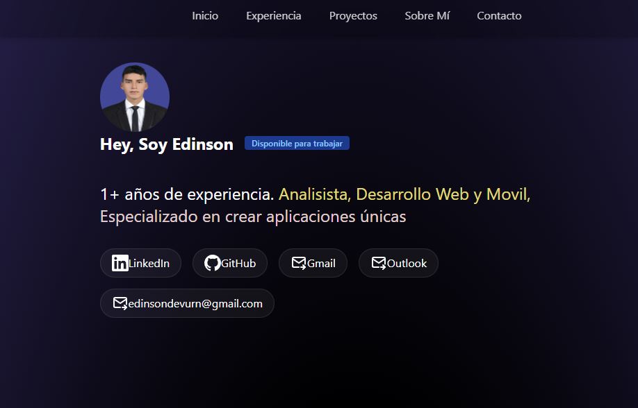 Imagen del proyecto Portafolio Dev